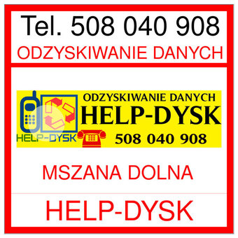 Odzyskiwania danych Mszana Dolna